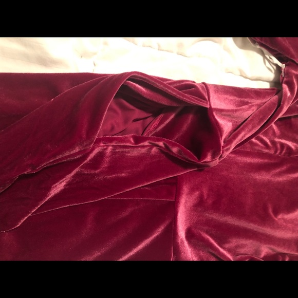 NEW Candies Pink Velvet Romper - Picture 7 of 8